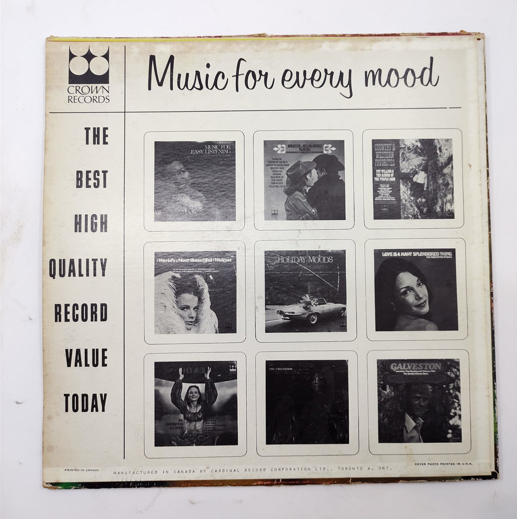 The Polynesians – Beautiful Hawaii Vinyl LP Crown Records Exotica Tiki