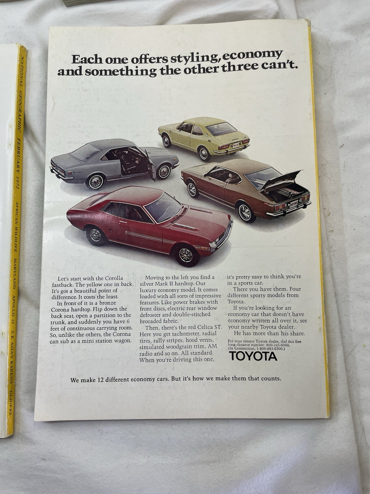 Nat Geo Jan–Jun 1972 Slipcover Lot | Science, Adventure, Earth Series