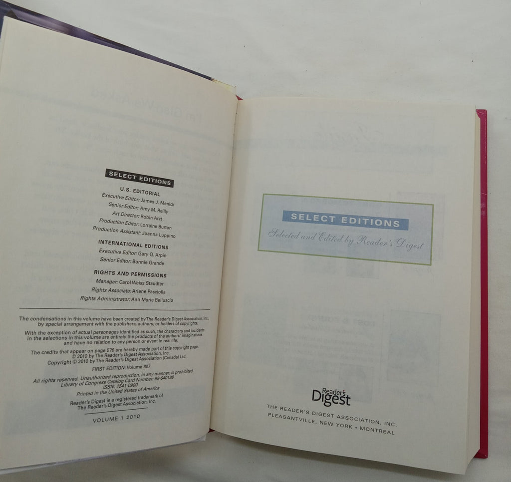 Readers Digest Select Editions Hardcover With Dust Jacket Volume 1