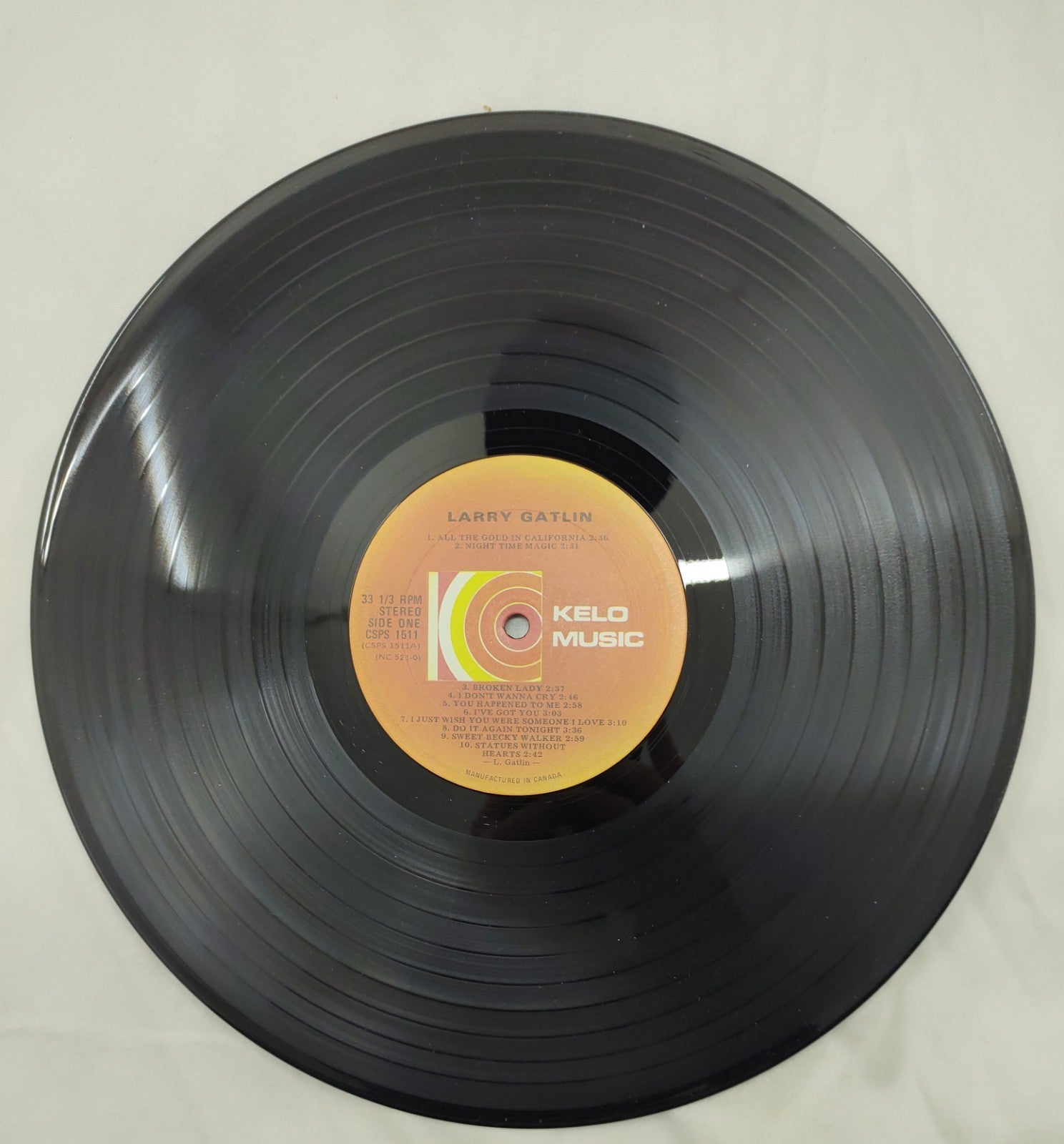 Larry Gatlin Now and Forever Original 1980 Kelo Music CSPS 1511 LP Vinyl