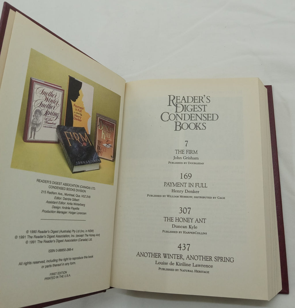 RD Sel Ed HC Vol 1 1991 | Vtg 1st Ed Leather Gilt NM Condensed Anthology