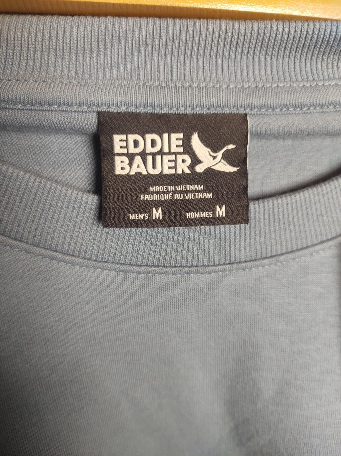 Eddie Bauer Men’s Slate Blue Fleece Sweatshirt Pullover Size M NWT