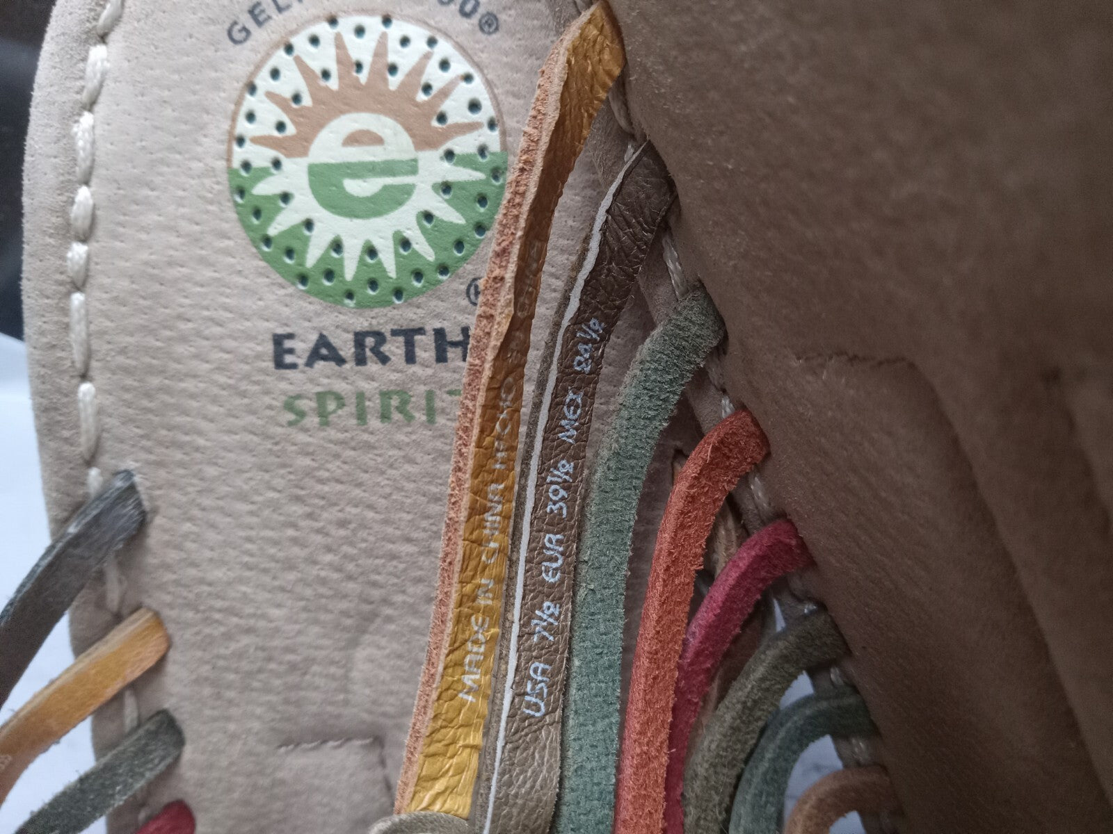 Earth Spirit Gelron 2000 Women’s Sandals – Size 7.5 – Comfort Walking