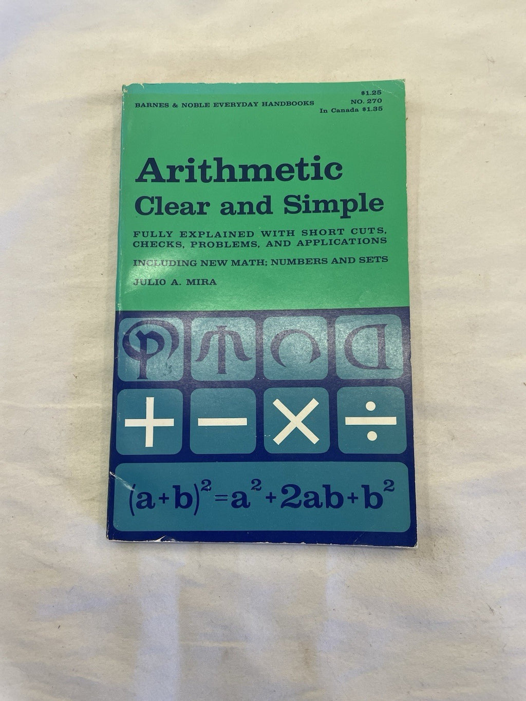 Arithmetic Clear & Simple Julia Mira 1966 PB Math Basics School Study Ed