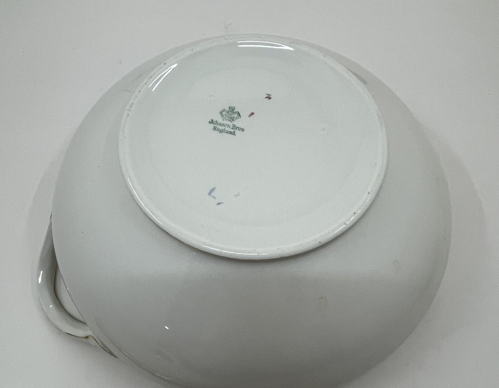 Antique Johnson Brothers Soup Tureen Ironstone with Matching Ladle White