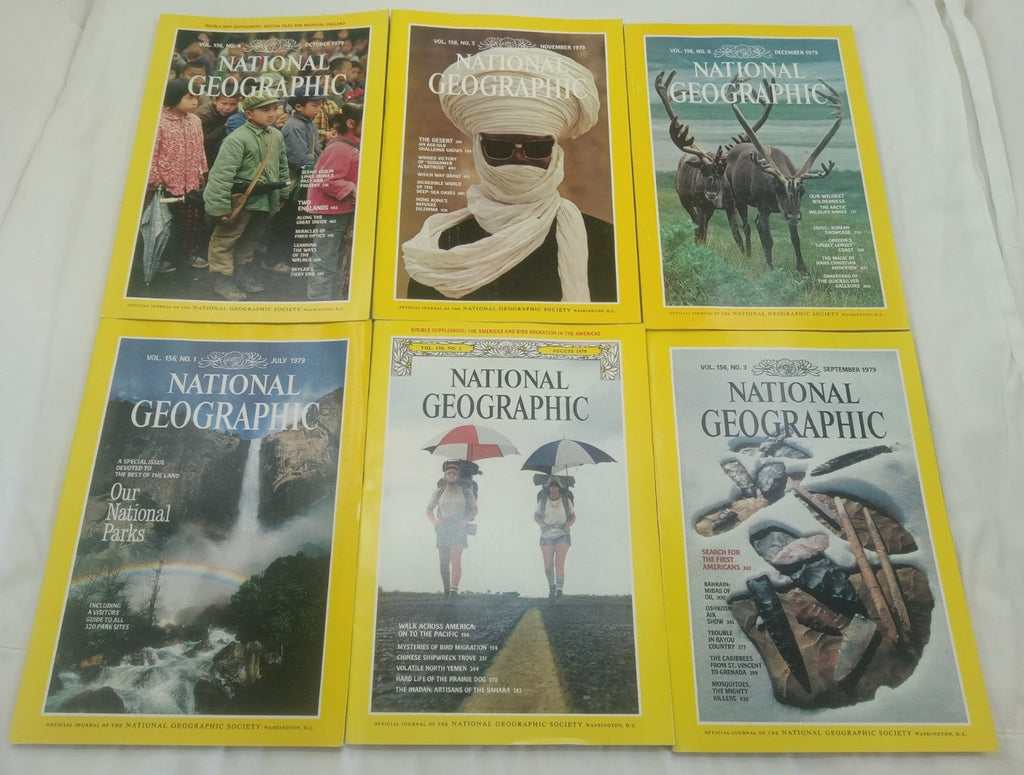 Nat Geo Magazines With Slipcover July To December 1979