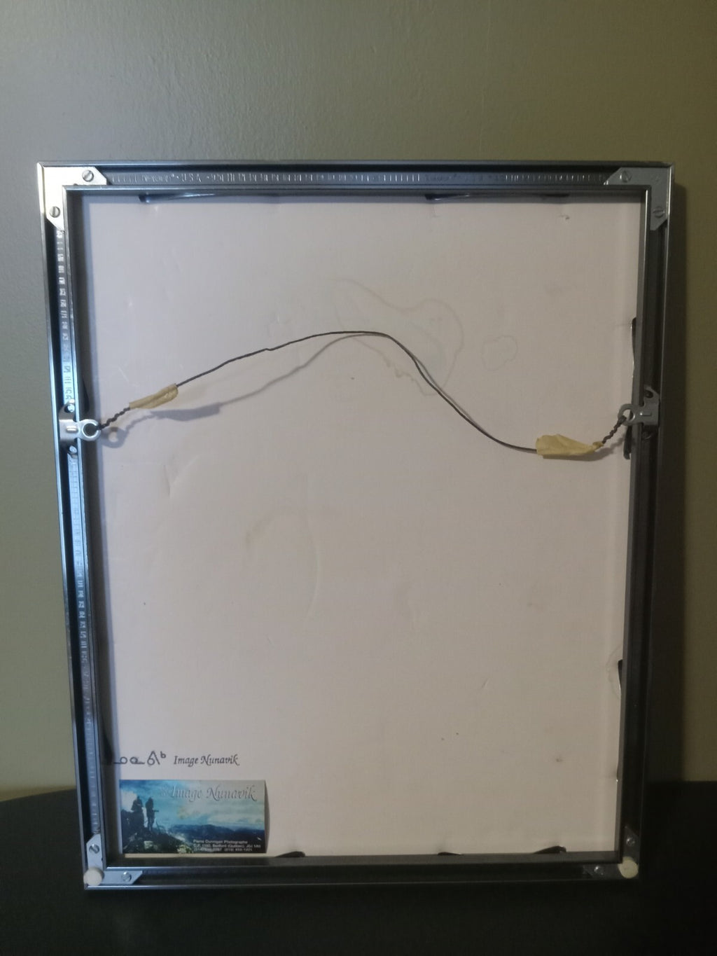 Large Framed Nunavik Northern Lights Igloo Print – Stunning Arctic Landscape Art