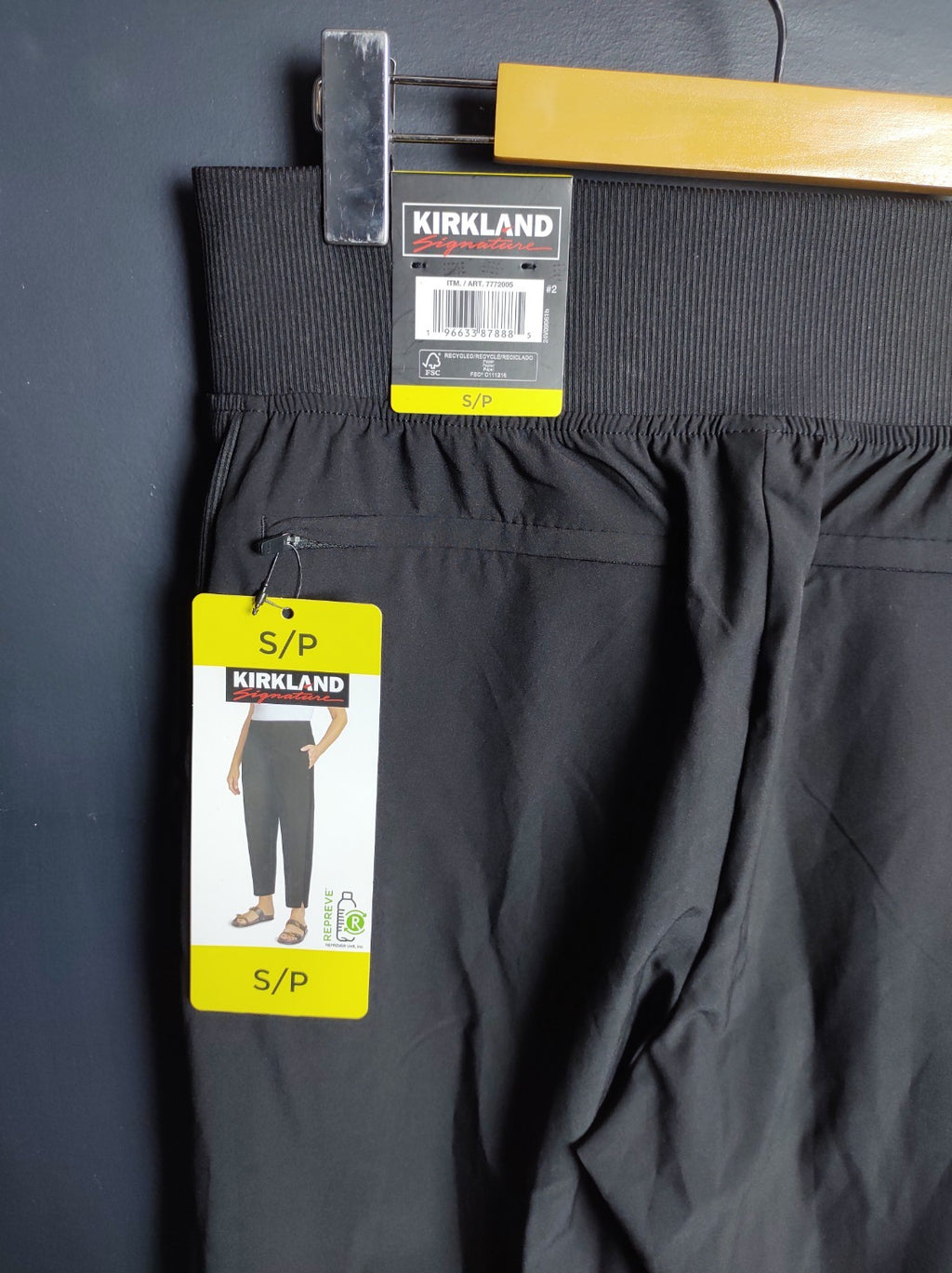 Kirkland Signature Black Ankle Pants NWT Women’s Slim Fit Dress Trousers