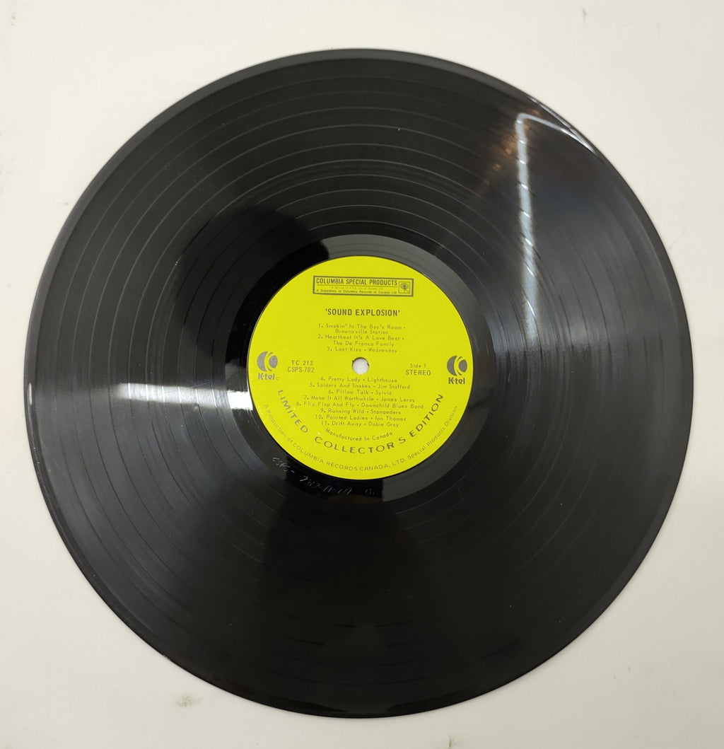 Sound Explosion (1973) Vinyl LP – 22 Original Hits & Stars Pop Rock