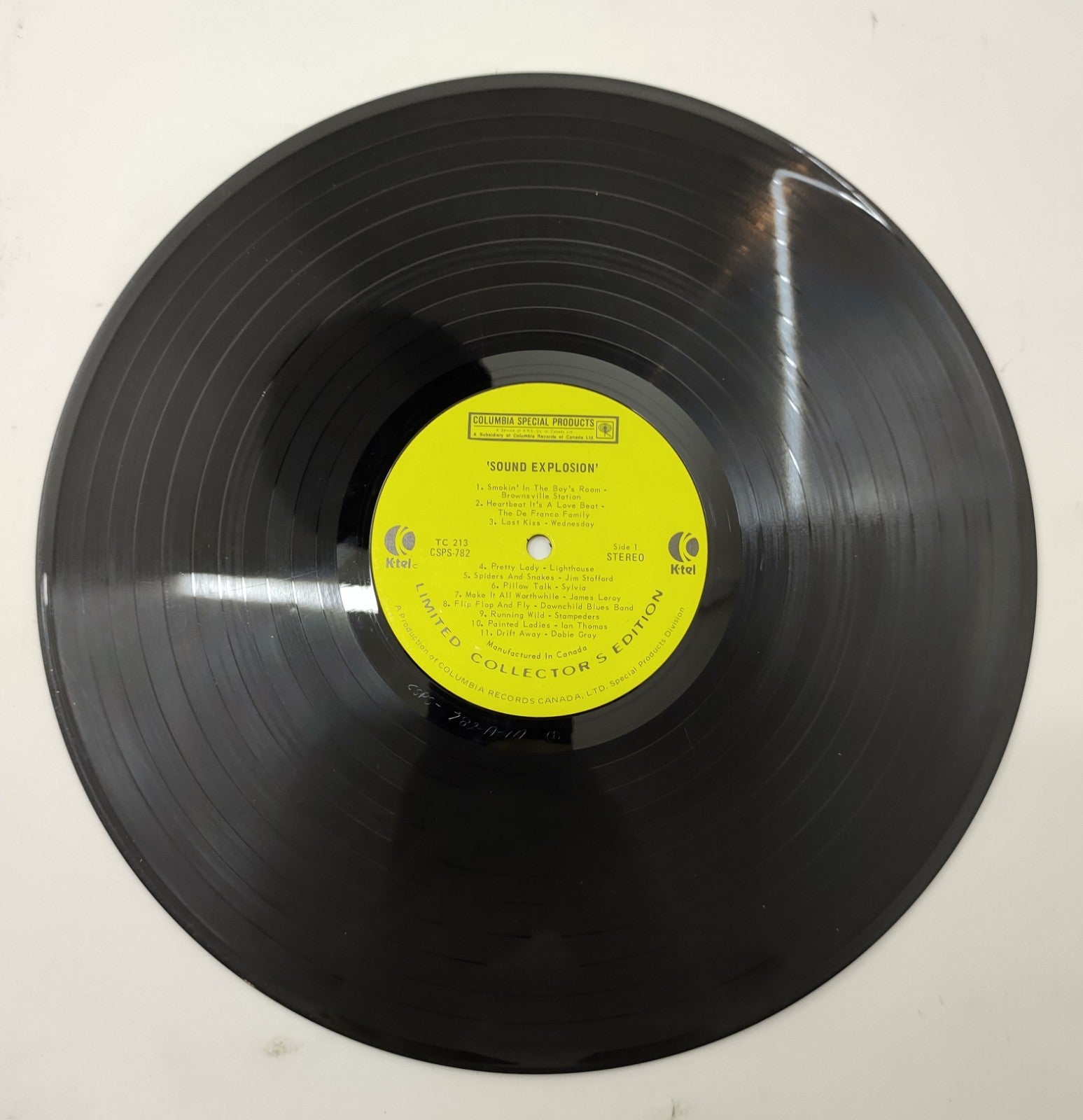 Sound Explosion (1973) Vinyl LP – 22 Original Hits & Stars Pop Rock