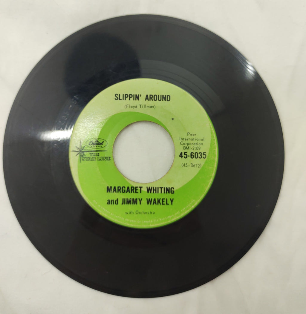 Margaret Whiting & Jimmy Wakely - Let's Go to Church / Slippin' Around 45-6035