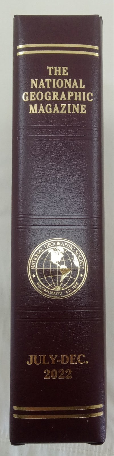 Nat Geo Jul–Dec 2022 | VG+ Magazine Set in Faux Leatherette Slipcover