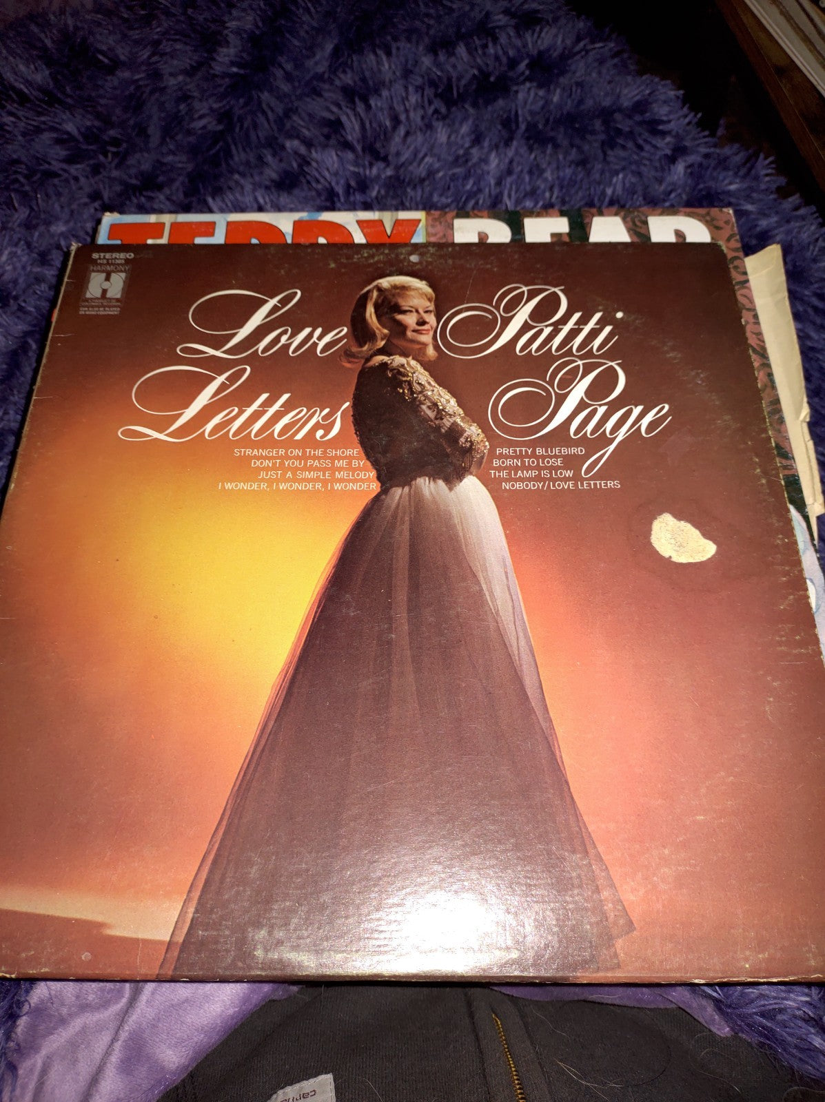 Patti Page Love Letters Vinyl Record LP Harmony HS 11305 1969 Stereo VG+/EX