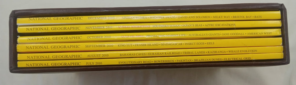 Nat Geo Magazines With Slipcover July To December 2010