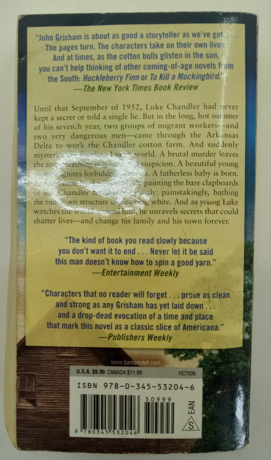 A Painted House by John Grisham – VG+ Southern Family Drama Paperback