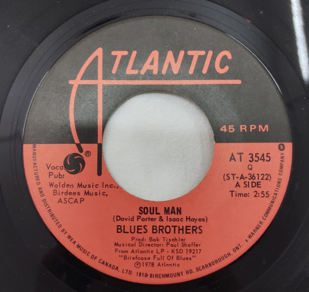 Blues Brothers – Soul Man 7” Atlantic AT-3545 Canada 1978