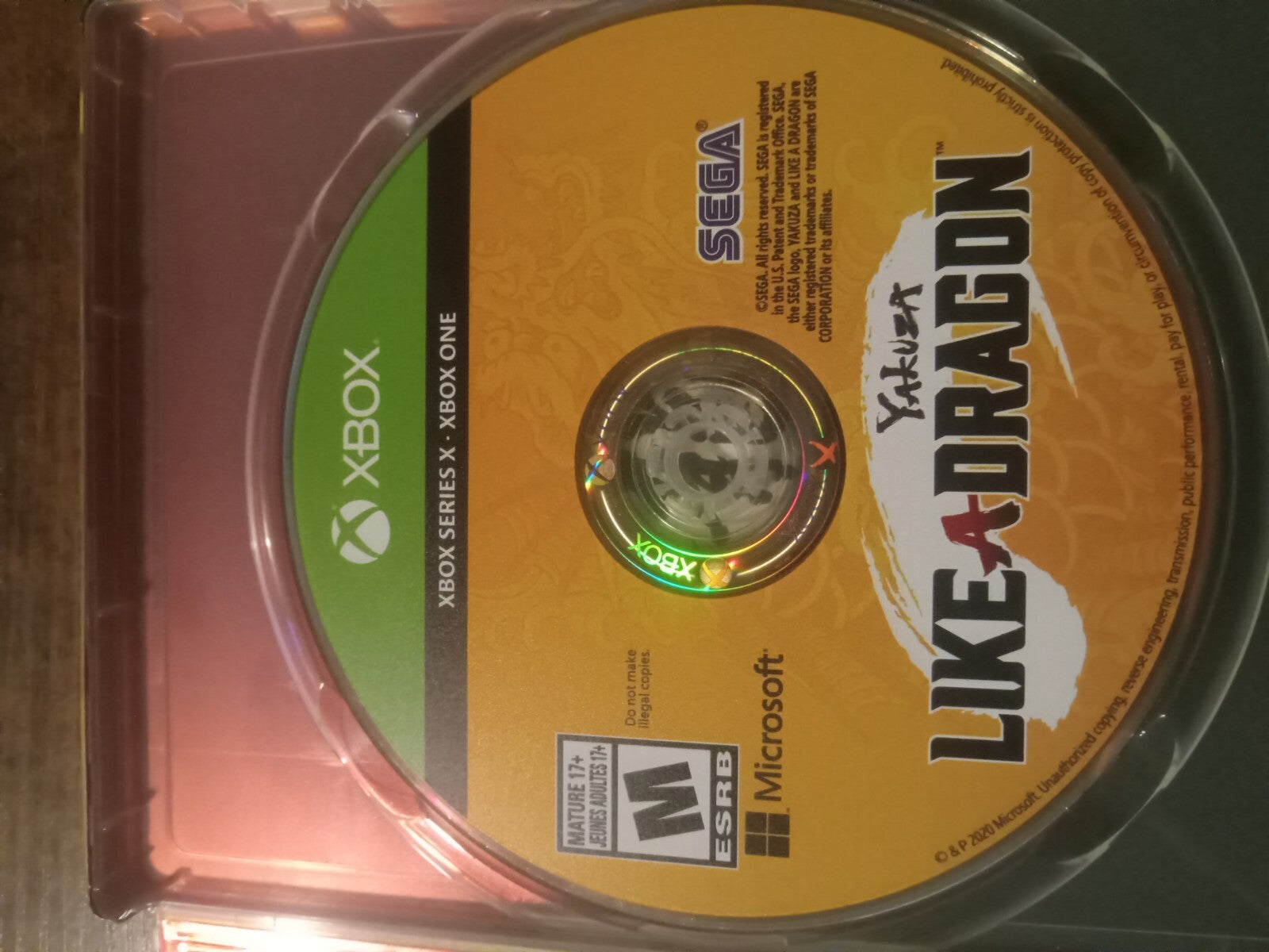 Yakuza: Like a Dragon SteelBook Xbox Series X/One – Day Ichi –SEGA TESTED&WORKS