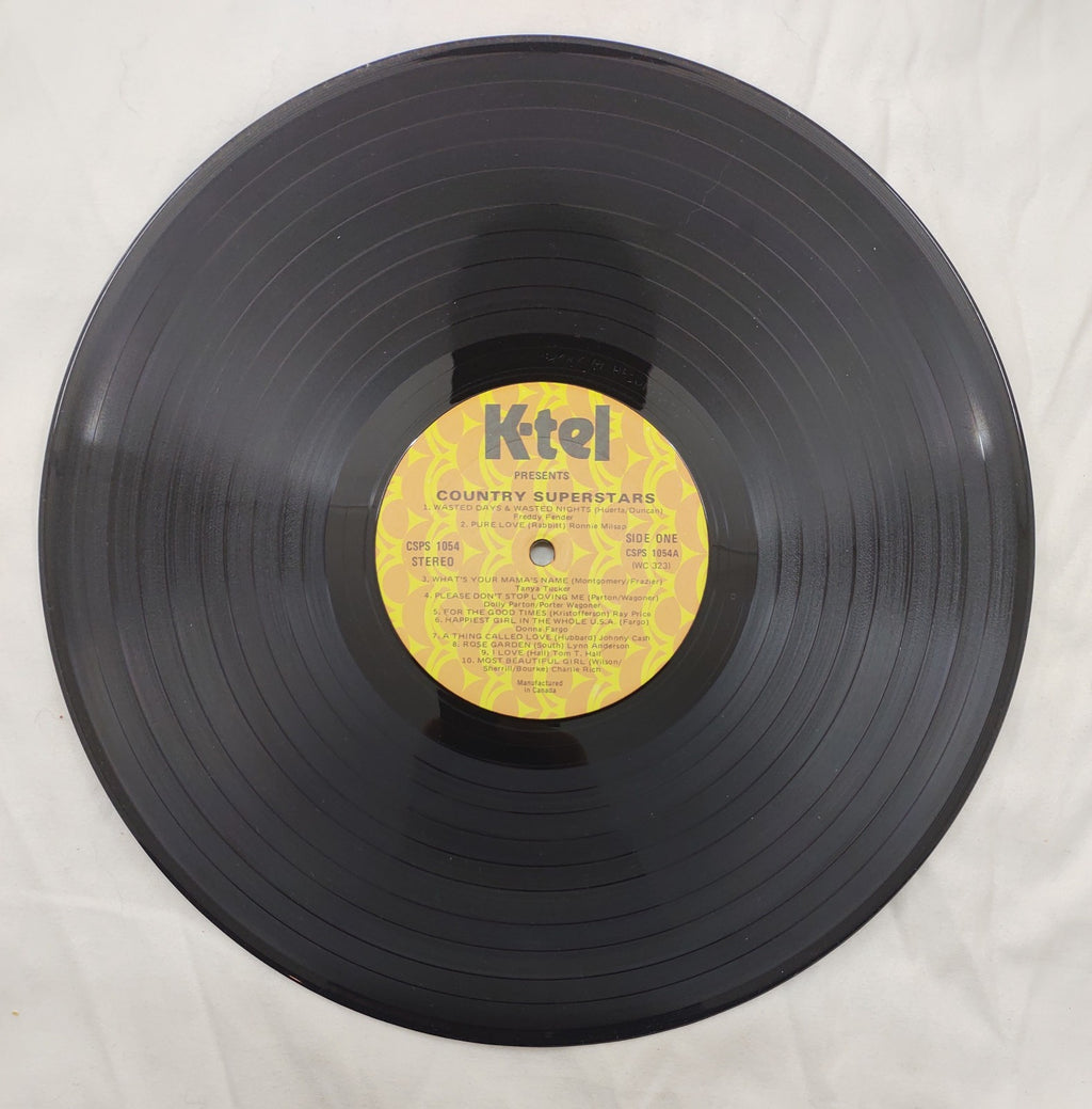 K-Tel Country Superstars LP 1976 CSPS-1054 WC-323 Compilation