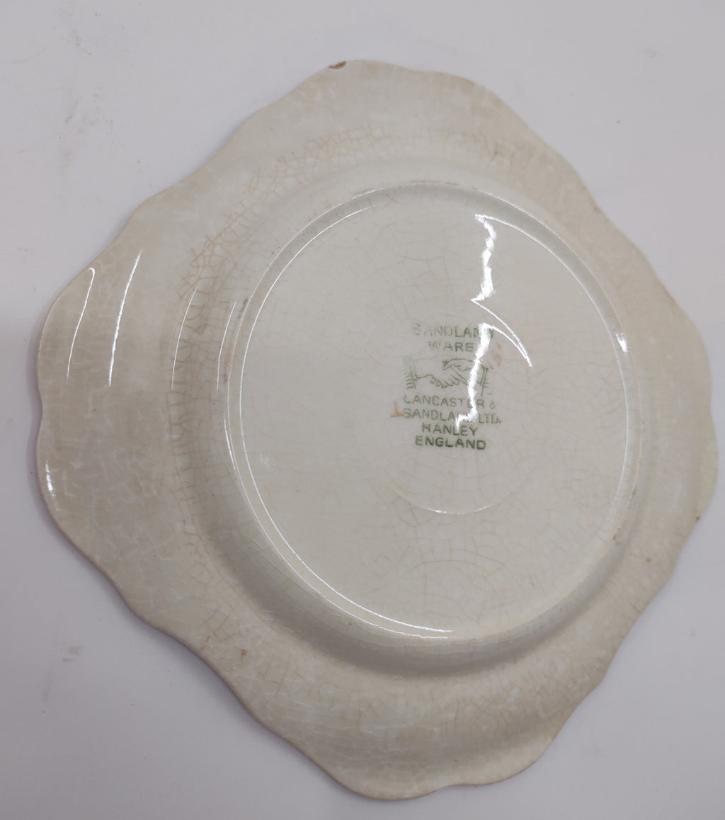 Sandland Ware Micawber Introduces David to London Plate Charles Dickens Vintage