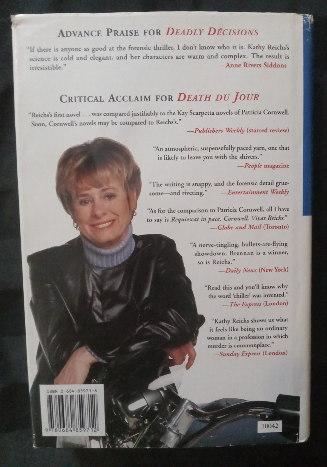 Deadly Decisions by Kathy Reichs – Temperance Brennan Thriller HC