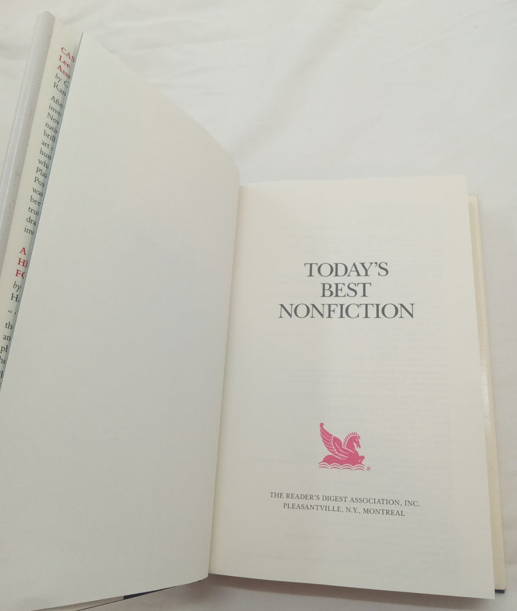 Reader's Digest Today's Best Nonfiction 4 in 1 HC 1st Ed w/ Dust Jacket