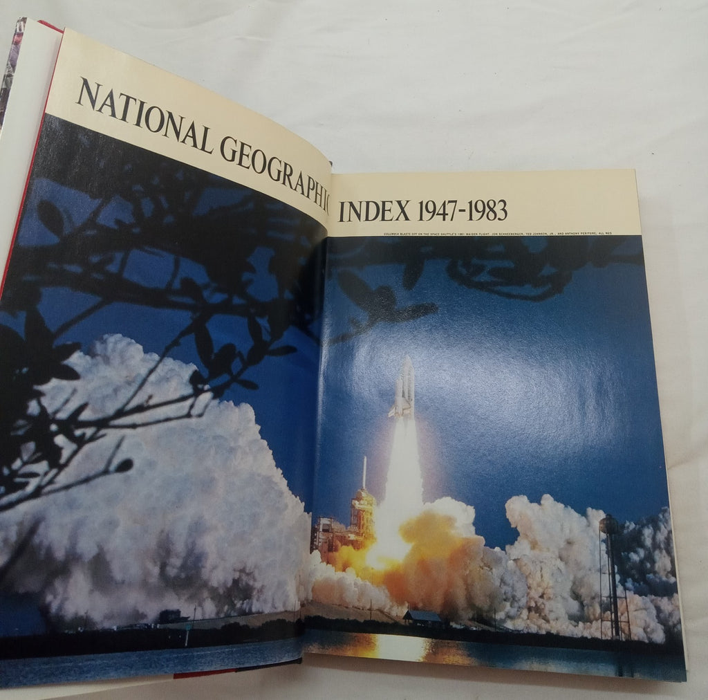National Geographic Index 1947–1983 Hardcover Reference Guide History Rare