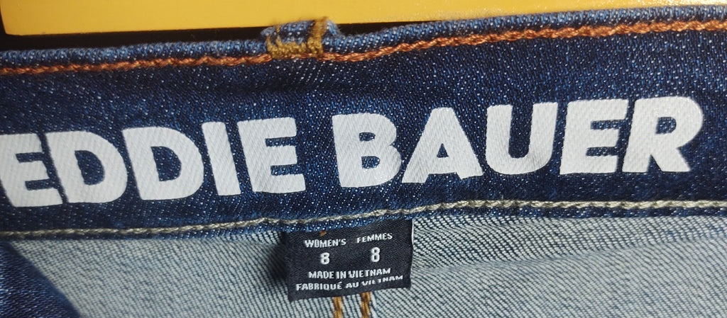 Eddie Bauer Women’s Boyfriend Jeans Size 8 Medium Wash Denim Casual