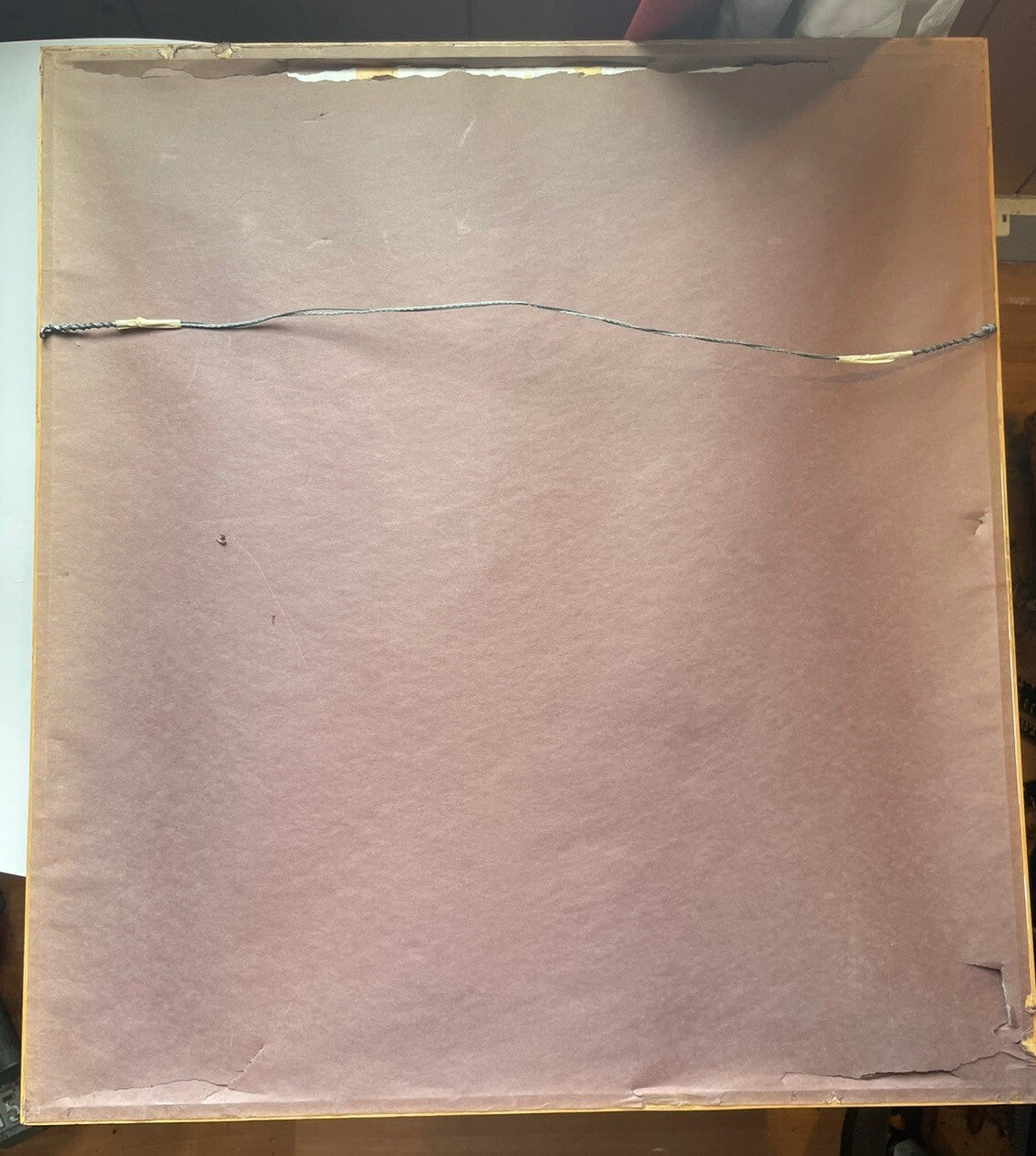 Hand-Painted Buddha Art on Linen – Framed, Serene Spiritual Painting