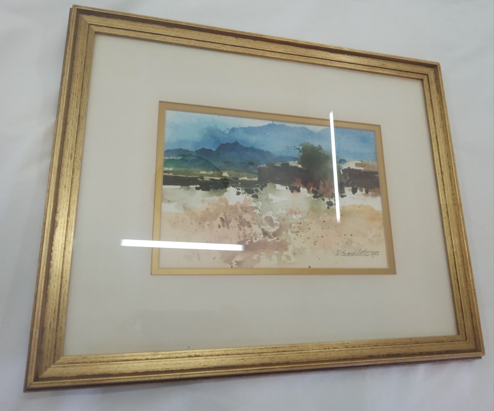 Maureen Brouillette Original Watercolour Painting – Fine Collectible Art Signed