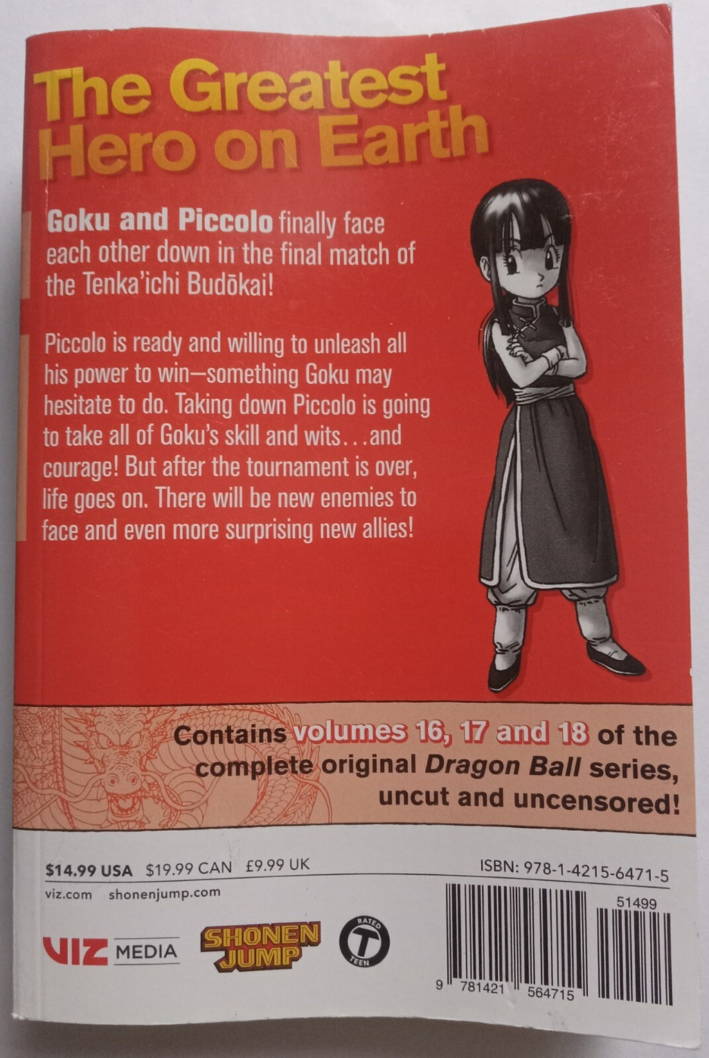 Dragon Ball 3-In-1 Vol. 6 (Vol.16-18) Akira Toriyama 2012 G+