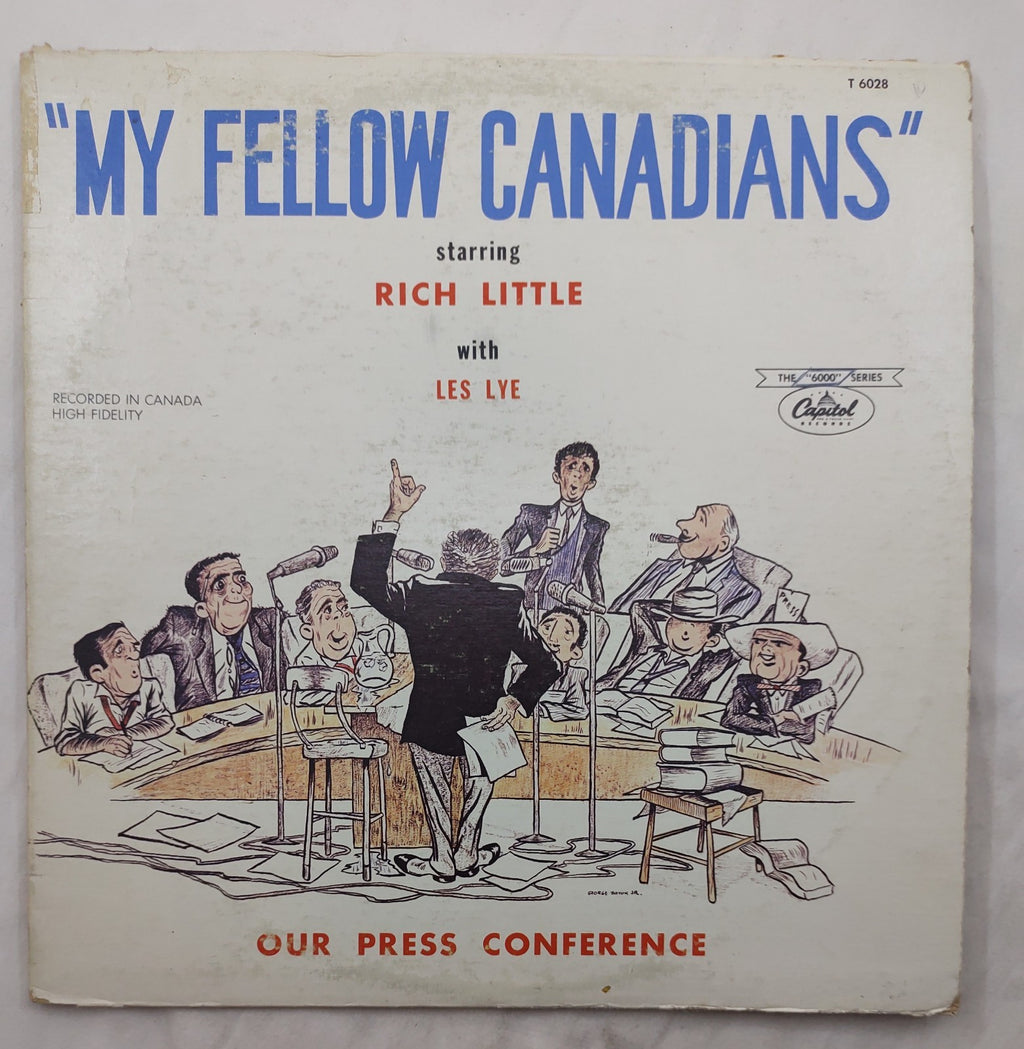 Rich Little My Fellow Canadians LP Capitol T-6028 Canada Comedy Vinyl Record LP