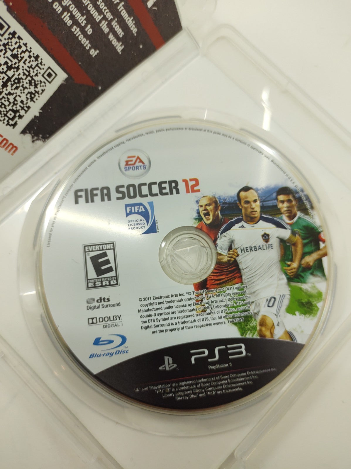 FIFA Soccer 12 (Sony PlayStation 3, 2011) PS3 Football Video Game