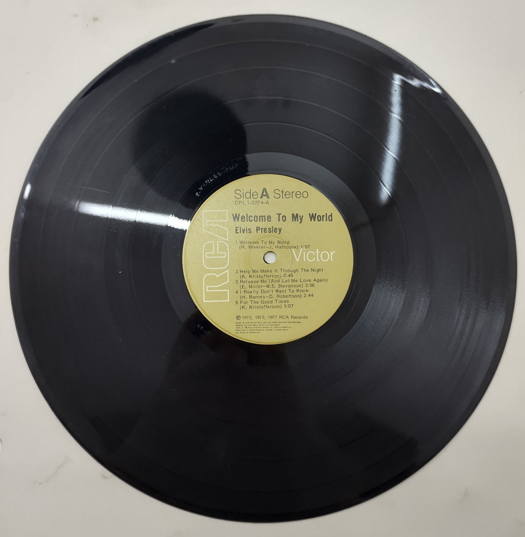 Elvis Presley – Welcome To My World Vinyl LP (1977) RCA APL1-2274