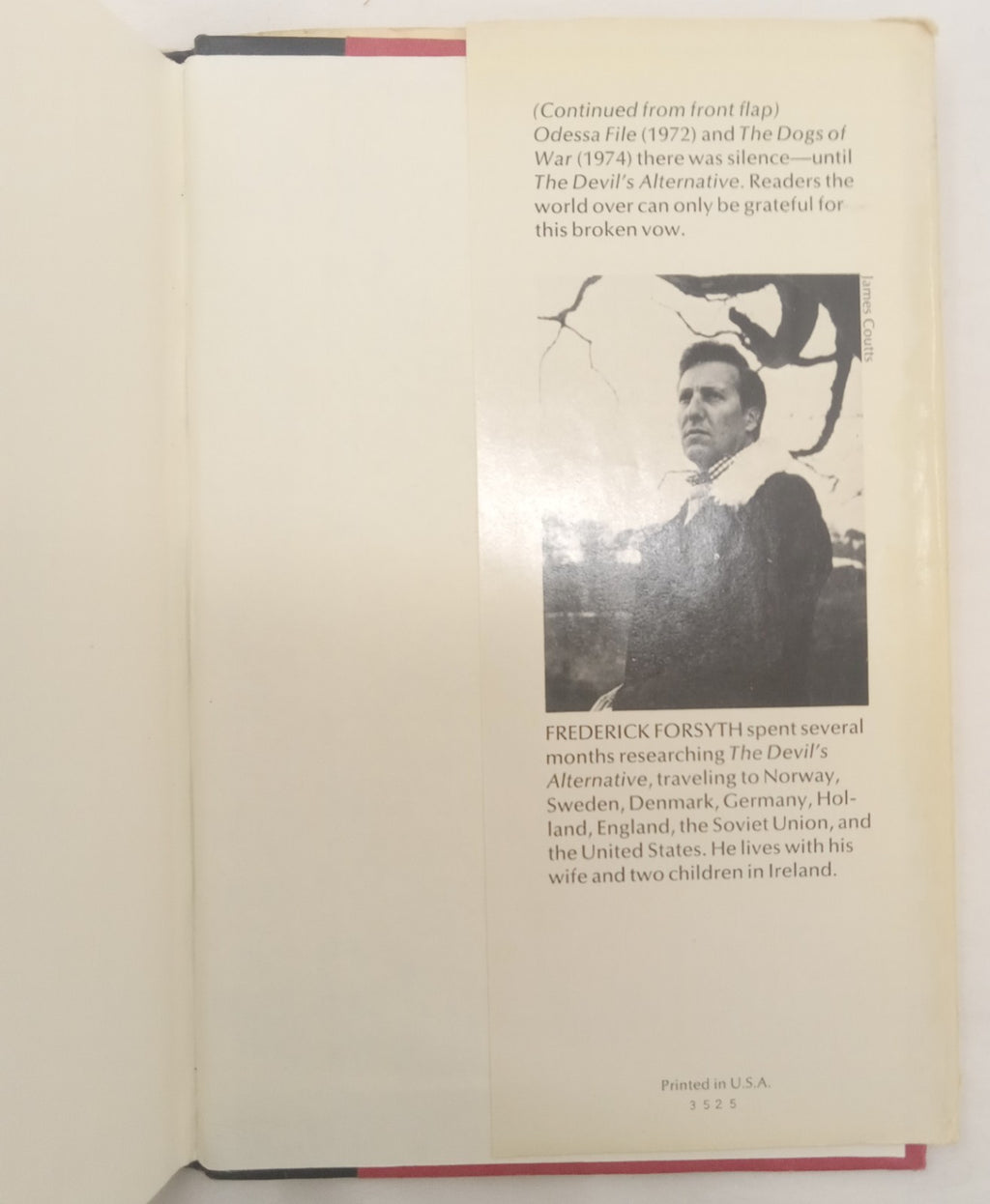 The Devil’s Alternative by Frederick Forsyth – VG+ Cold War Thriller