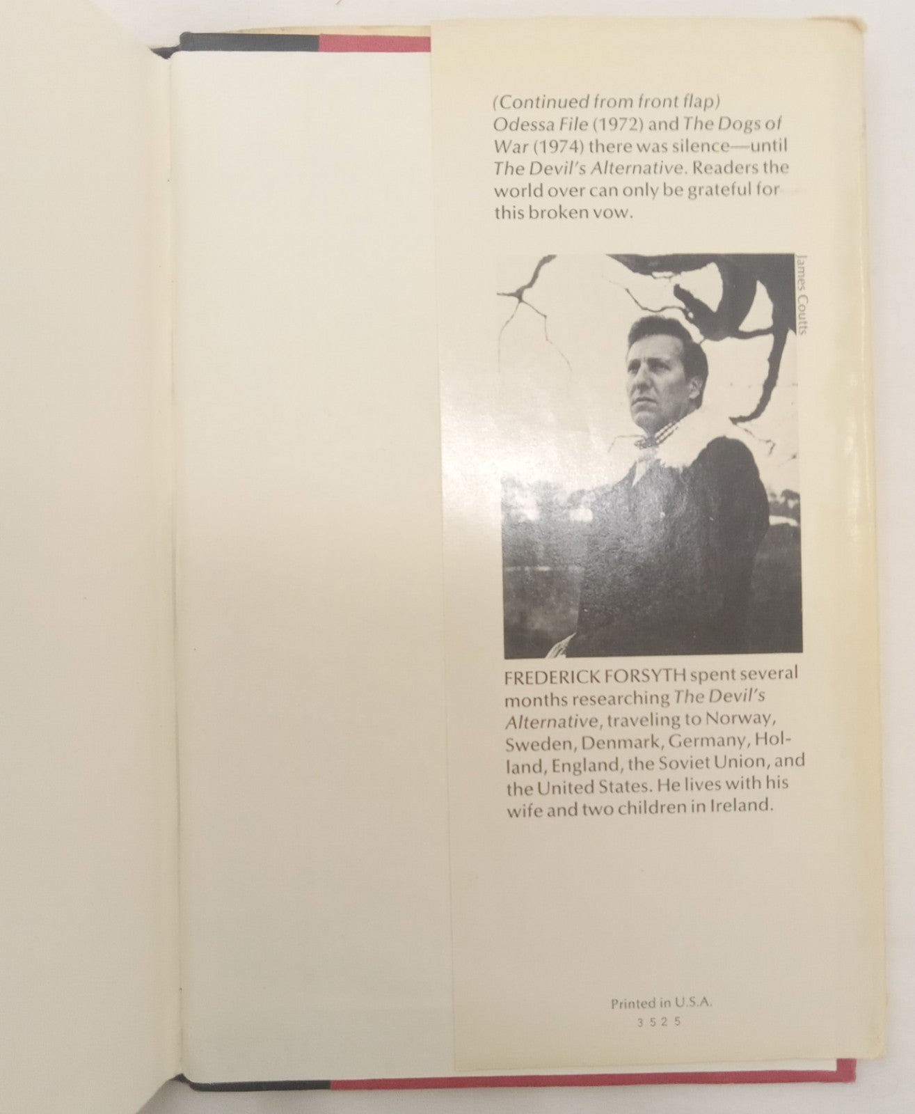 The Devil’s Alternative by Frederick Forsyth – VG+ Cold War Thriller