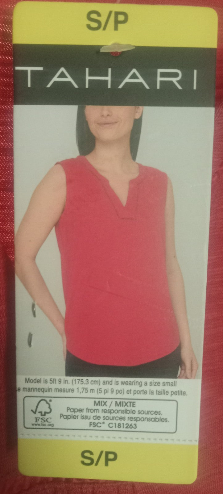 Tahari Tank Top Women’s Small NWT Soft Stretch Sleeveless Lightweight Layer