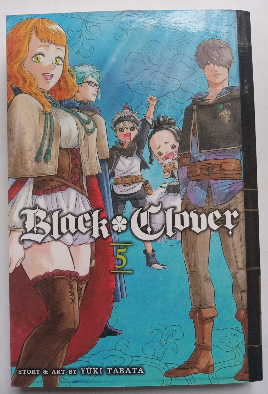Black Clover Vol. 5: Light Manga Comic Book by Yūki Tabata (VG+) English