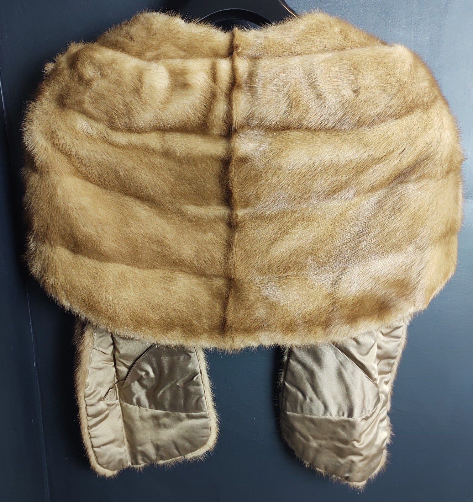 Eatons of Canada Fur Salon Real Mink Bolero Jacket Vintage Fur Cropped Pullover