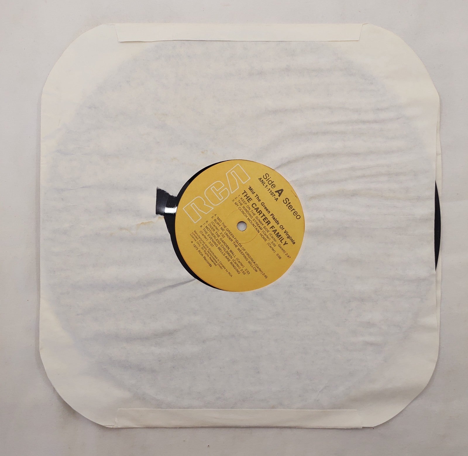 Carter Family - ’Mid The Green Fields Of Virginia LP RCA ANL1-1107 Canada 1975