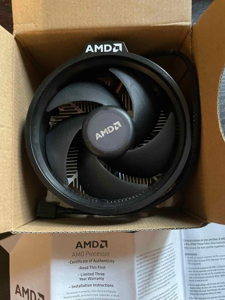 AMD Processor CPU Cooler – Efficient Thermal Cooling Fan for Desktop PCs
