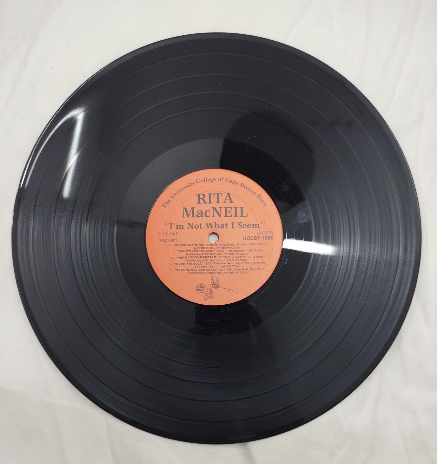 Rita MacNeil – I’m Not What I Seem LP Signed Autographed Vinyl UCCBP-1006 VG