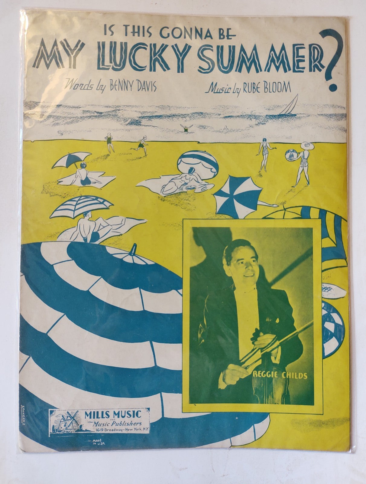 Is This Gonna Be My Lucky Summer – Benny Davis Rube Bloom Sheet Music