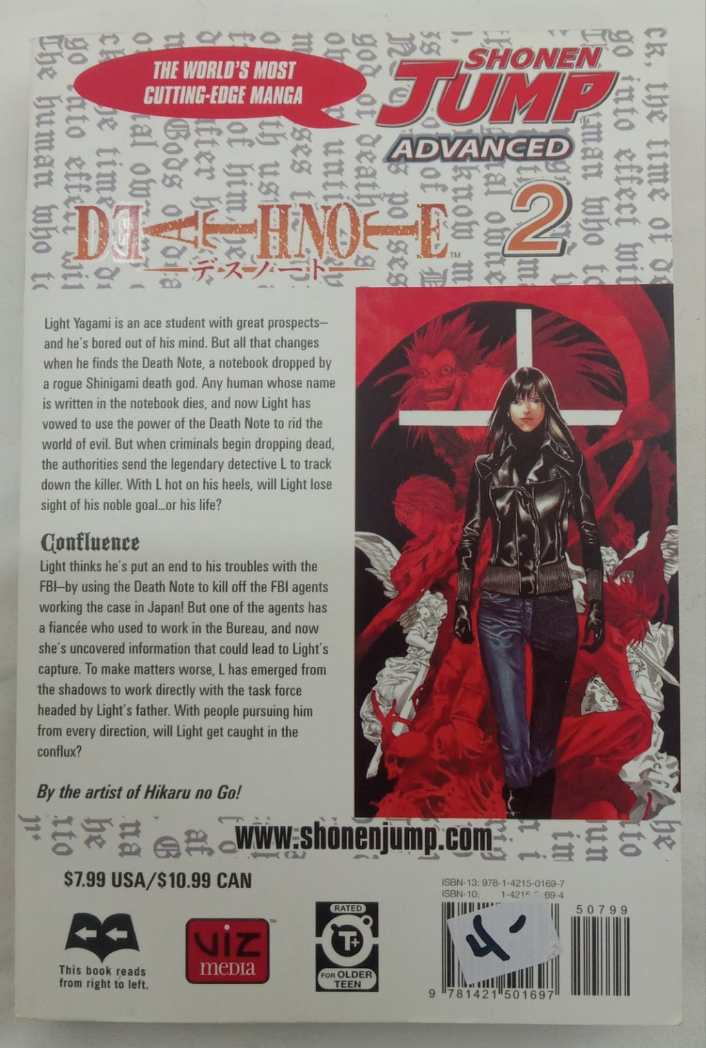 Death Note Manga Set Volumes 1-4 English | Tsugumi Ohba Viz Media Graphic Novel