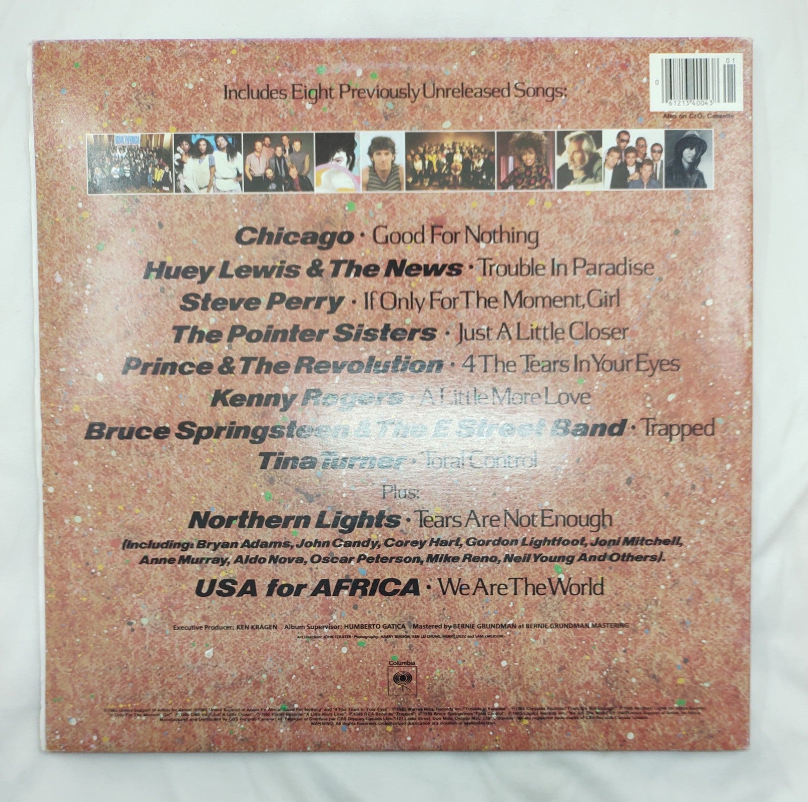 USA for Africa – We Are The World LP 1985 Michael Jackson Lionel Richie VG