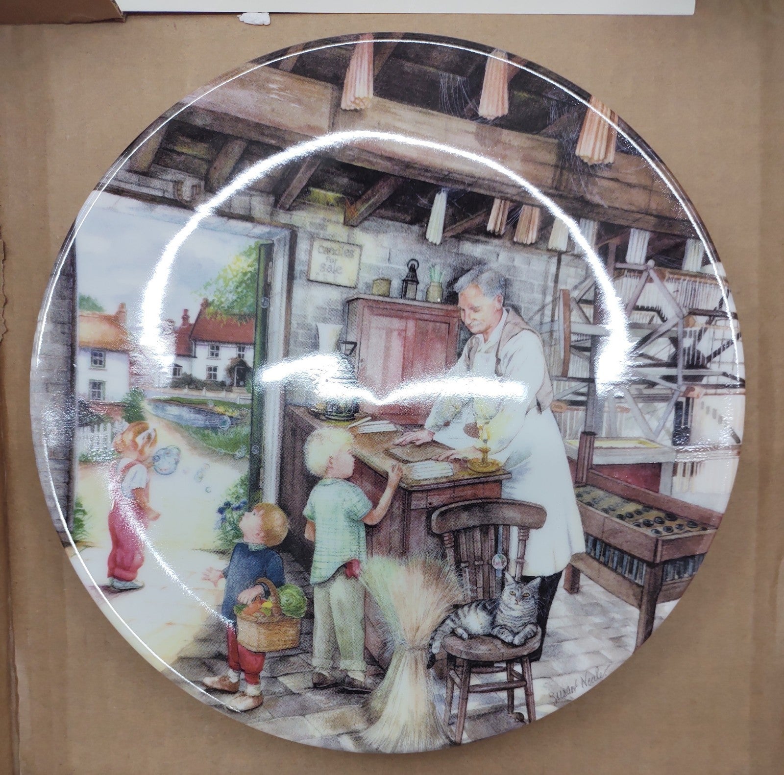 Royal Doulton Old Country Crafts Plate Set of 8 Susan Neale w/ Boxes & COAs