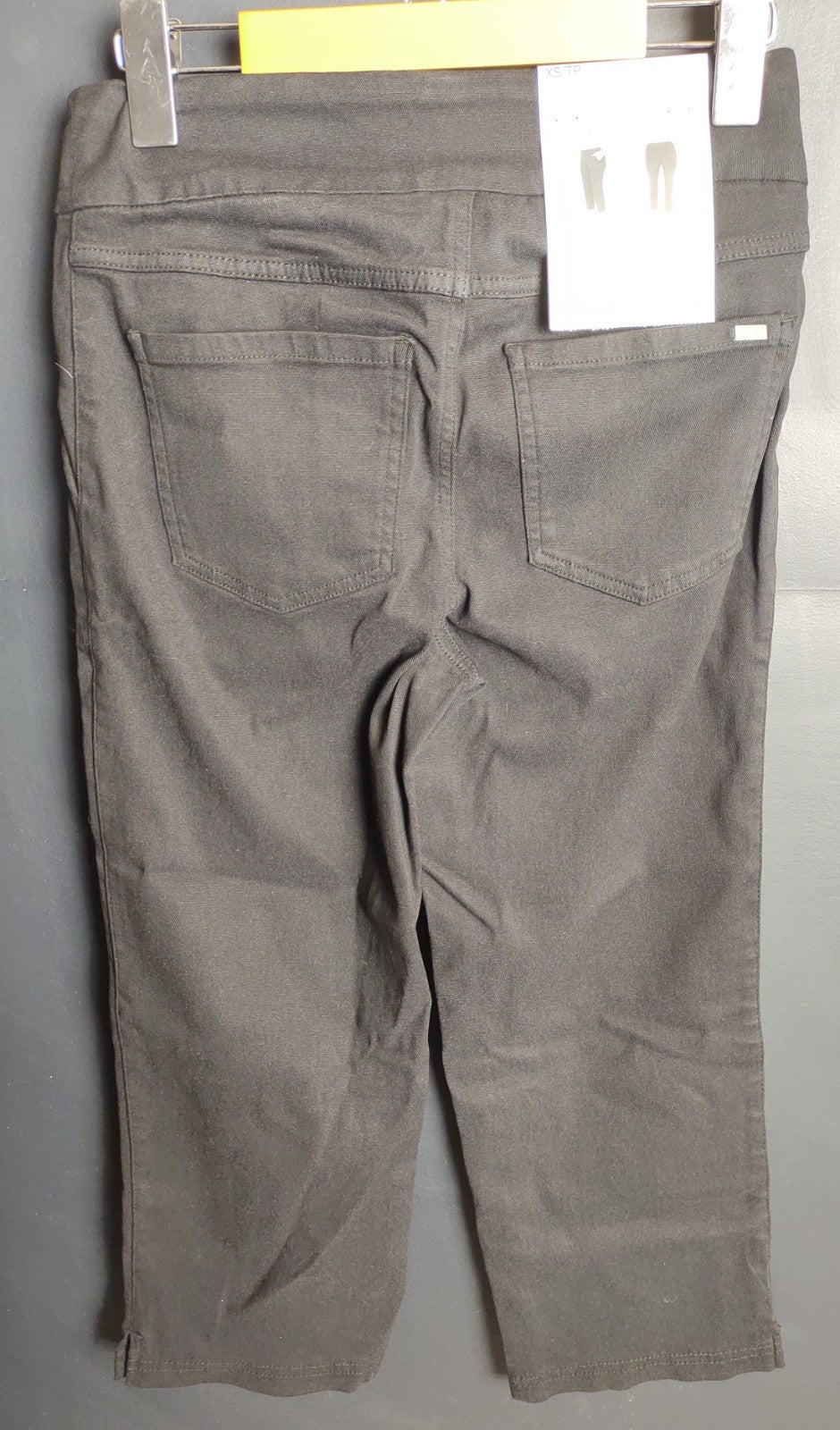 UP! Black Pull On Stretch Crop Pants NWT Women’s Comfortable Casual Wear