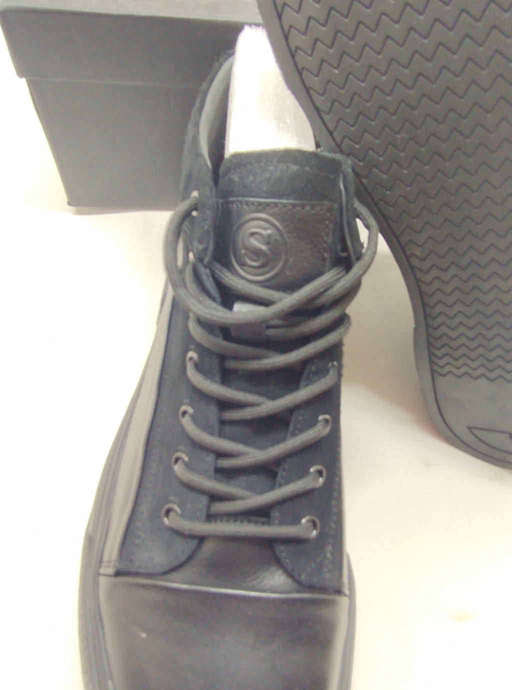 Snover AL6-13 Men's Black Leather Ankle Boots Premium Dress Footwear