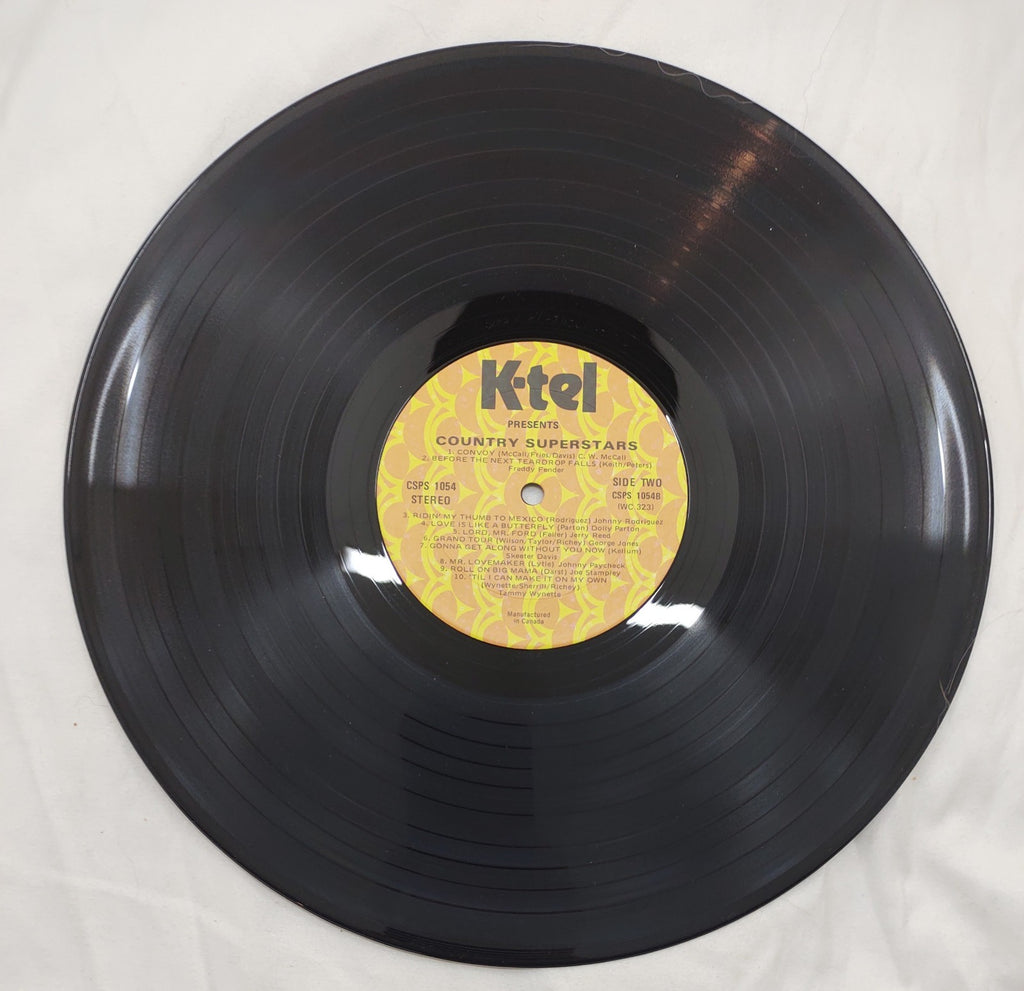 K-Tel Country Superstars LP 1976 CSPS-1054 WC-323 Compilation