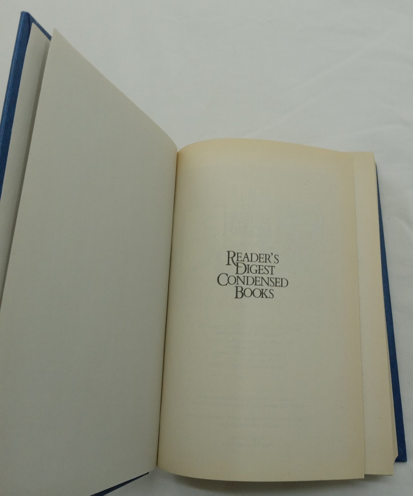 1990 Reader's Digest Condensed 1st Ed HC Leather Gilt Vtg NM Anthology