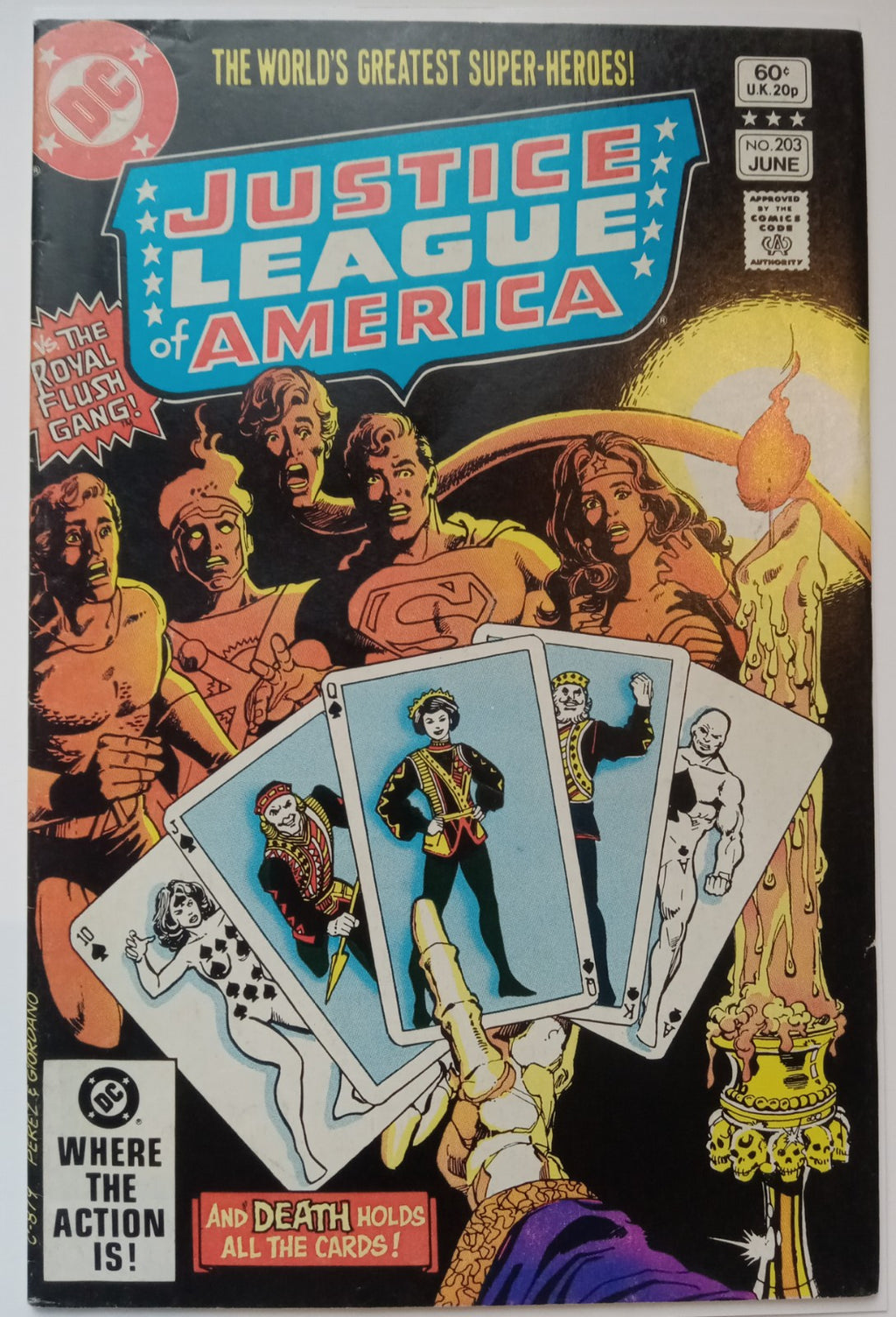 Justice League of America #203 (1960) Gerry Conway Bagged/Boarded Comic Book